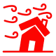 Windy house graphic design